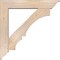 Ekena Millwork Balboa Traditional Smooth Bracket w/ Offset Brace, Douglas Fir, 7 1/2"W x 40"D x 40"H BKT0806X40X40BOA01SDF - alternate 2